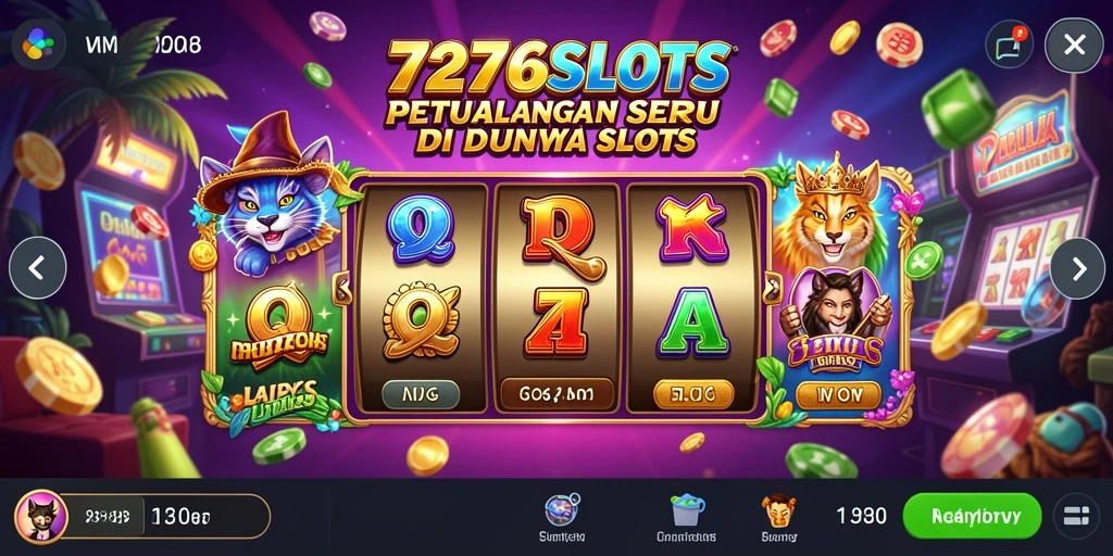 Tampilan gameplay menarik di dunia 7276SLOTS.