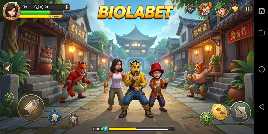 Tampilan gameplay menarik dari BIOLABET saat bermain QiuQiu.