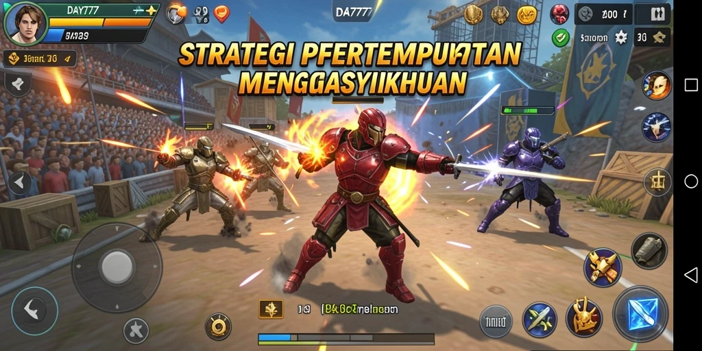 Tampilan menarik dari gameplay strategi DAY777 yang menegangkan.