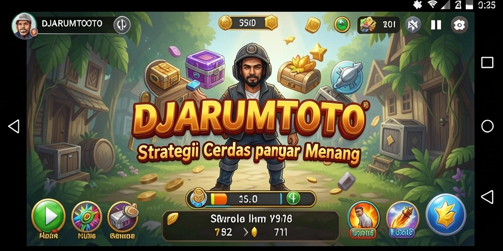Screenshot DJARUMTOTO menampilkan aksi gameplay strategi mendebarkan.