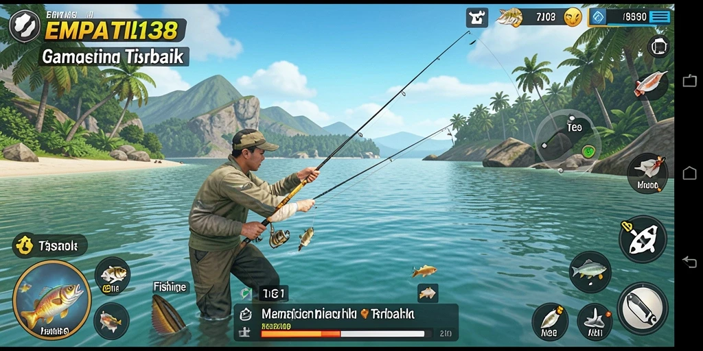 Tampilkan gameplay menawan dari EMPATI138 saat memancing.