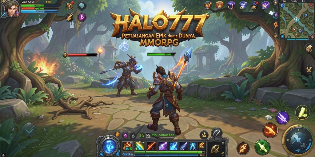 Tangkapan layar gameplay HALO777 dengan pertarungan epik dan grafis yang luar biasa.