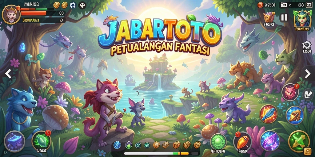 Screenshot JABARTOTO menampilkan aksi seru dalam petualangan.
