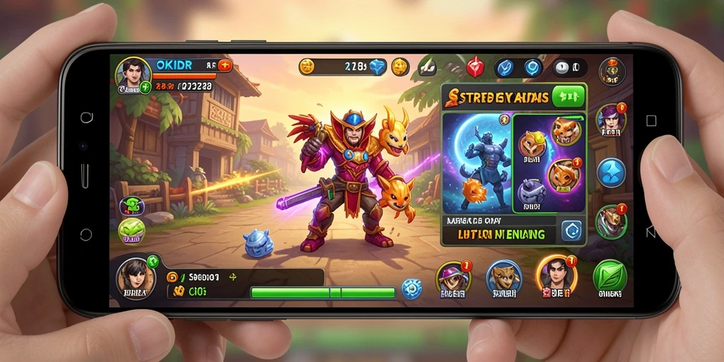 Gameplay strategis OKIDR yang mendebarkan dan penuh tantangan.