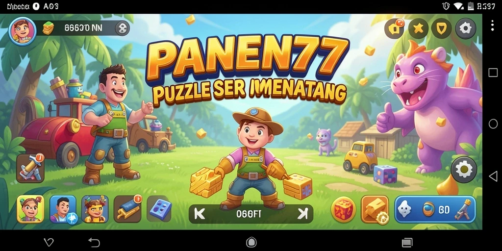 Tangkapan layar permainan PANEN77 menunjukkan suasana gameplay yang seru.