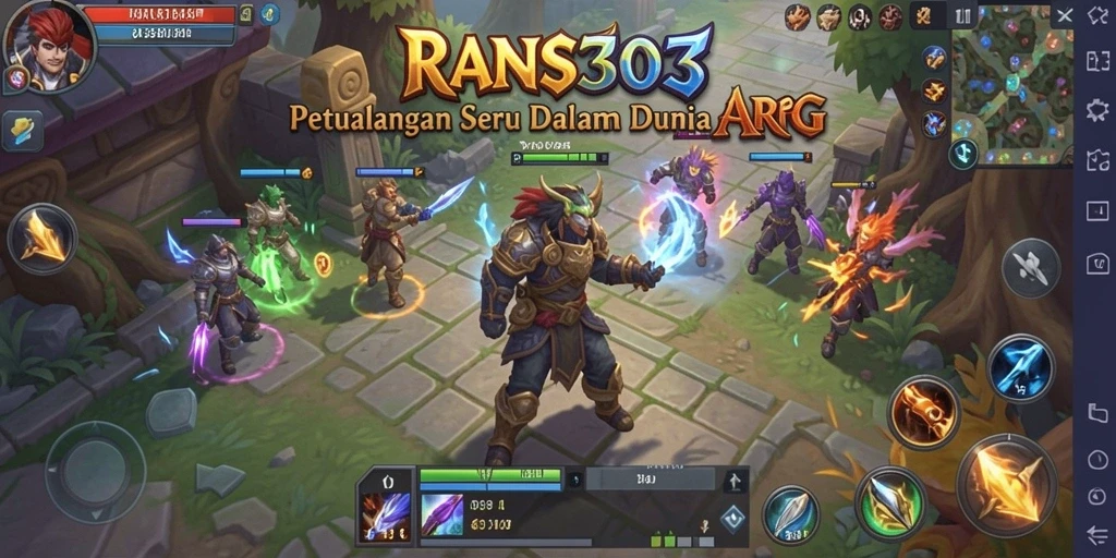 Tampilan gameplay seru dalam RANS303 dengan aksi ARPG yang mendebarkan.
