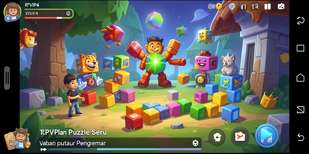 Tampilan gameplay RPVIP4 yang seru dan menarik.