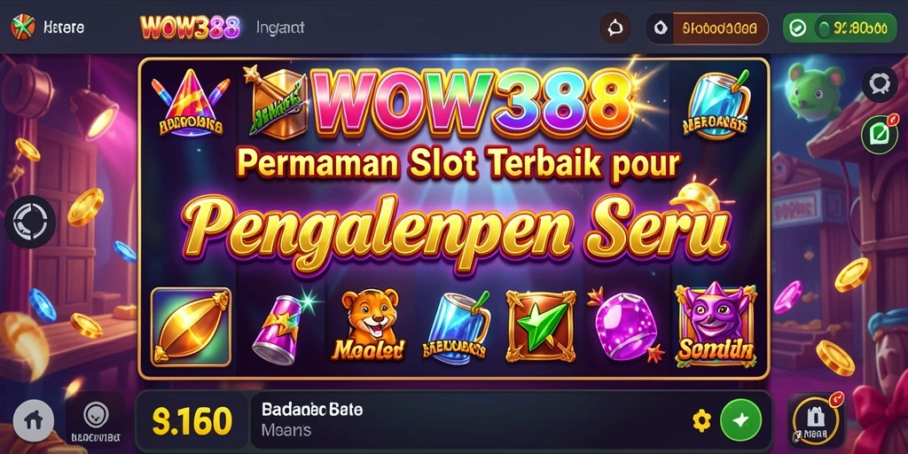 Gameplay seru WOW388 dengan grafis slot yang memukau.